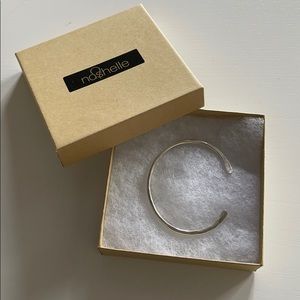 Nashelle small silver cuff